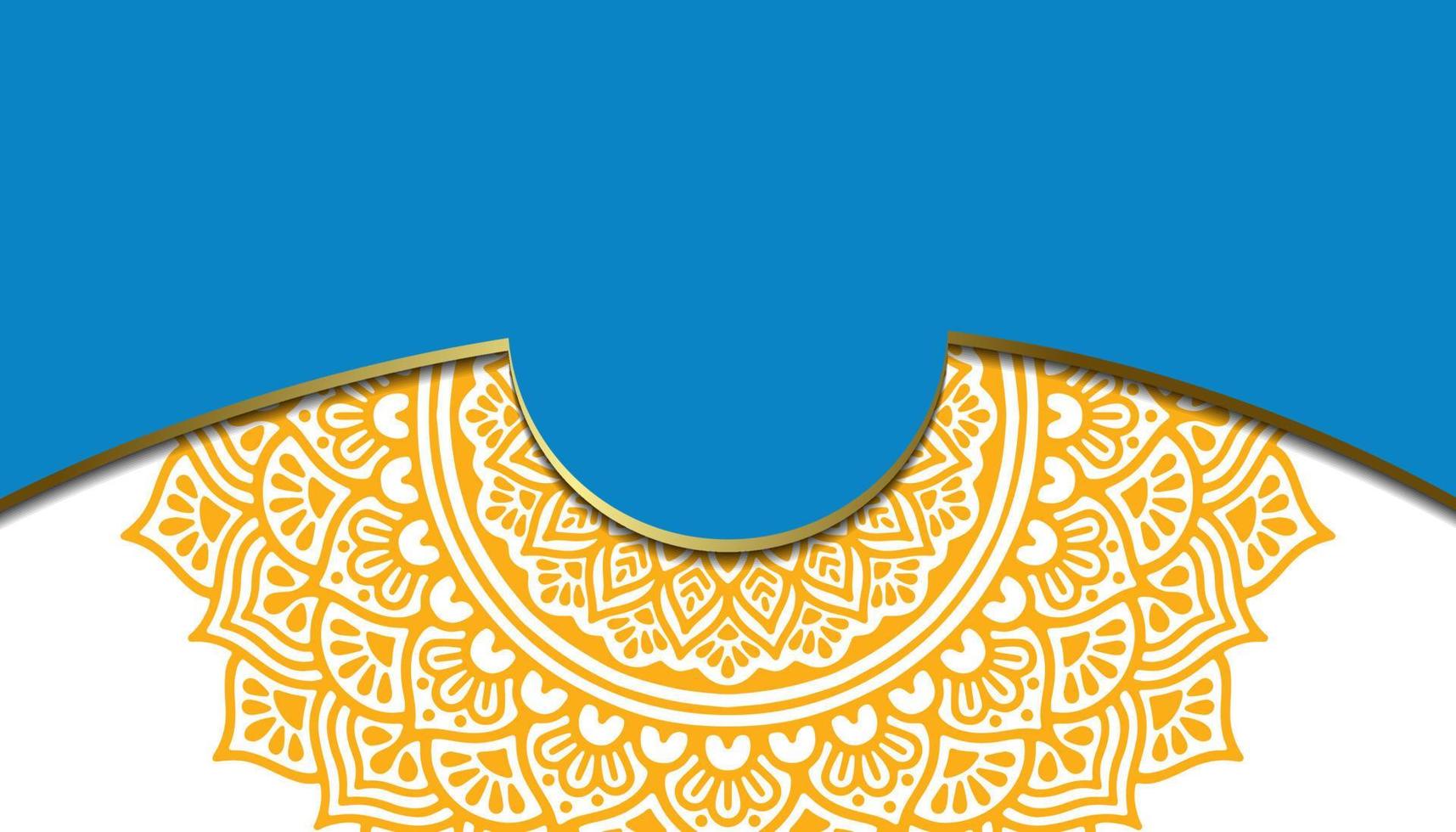 Mandala ornate background for marketing agency vector