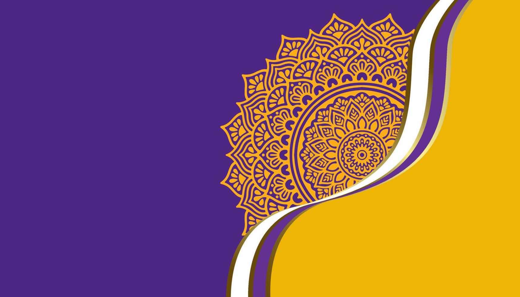 Mandala ornate background for marketing agency vector