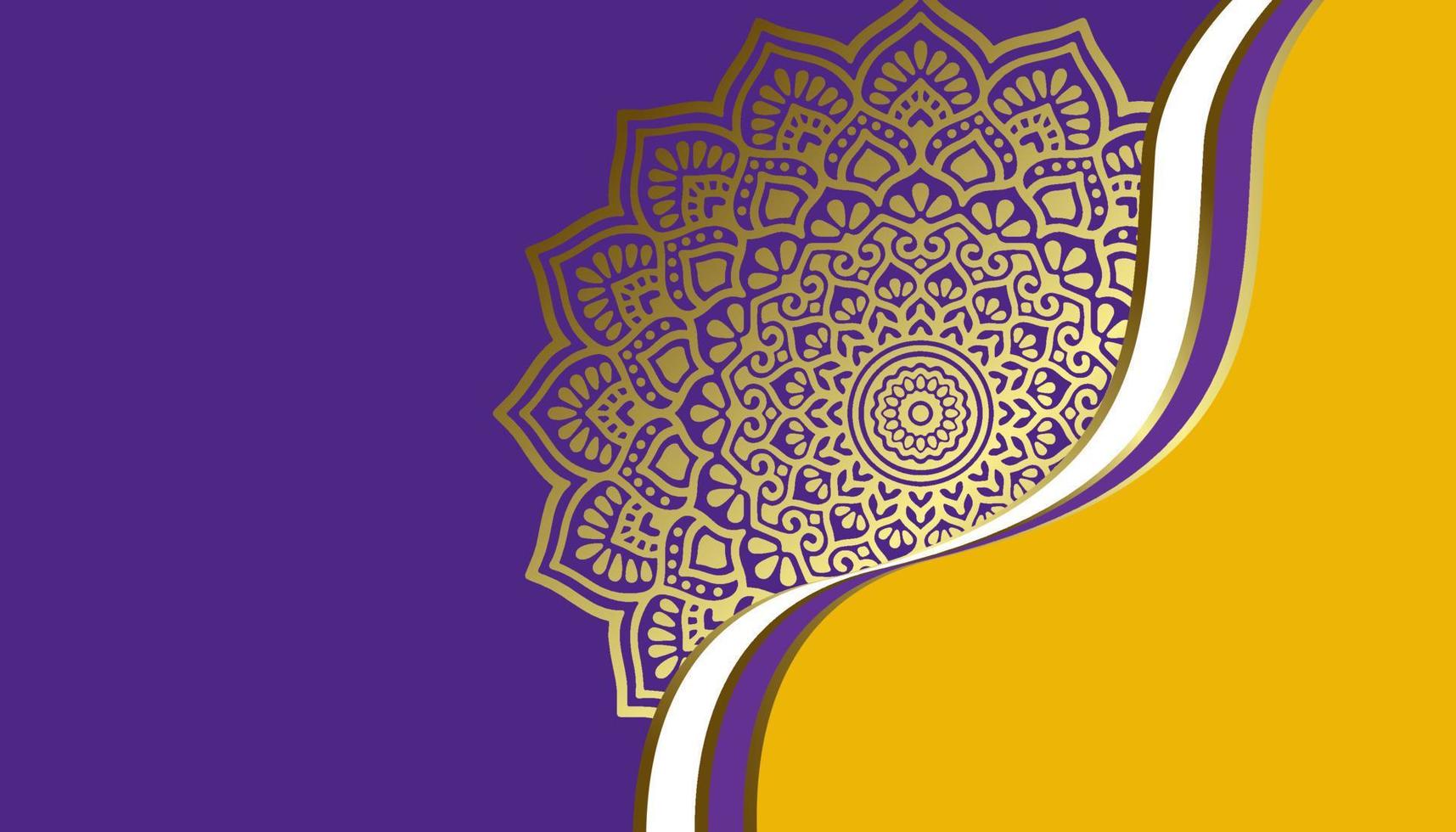 Mandala ornate background for marketing agency vector