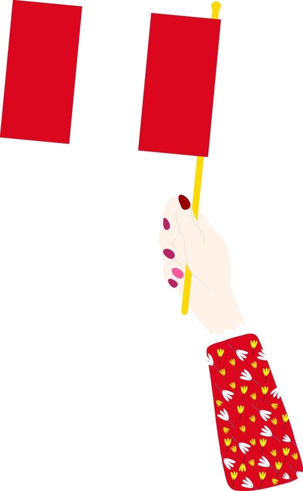 Flag Of Peru vector