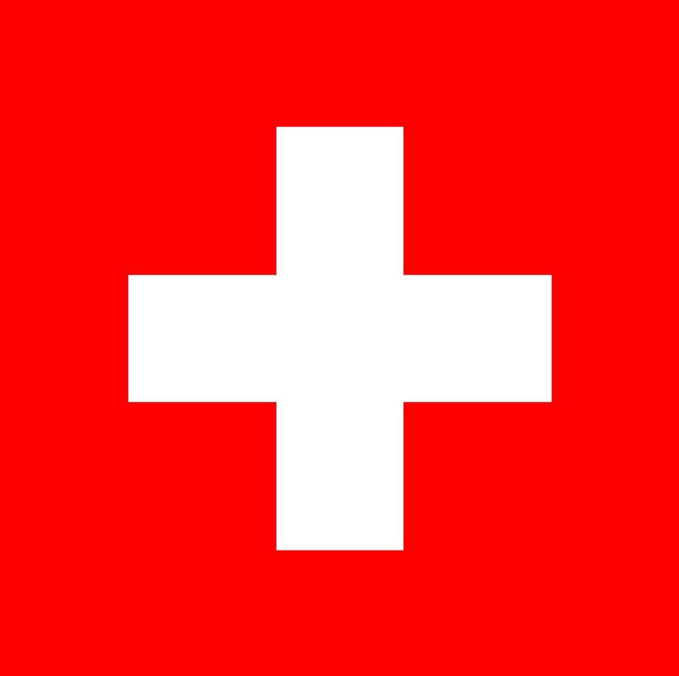 Flag of Switzerland vector