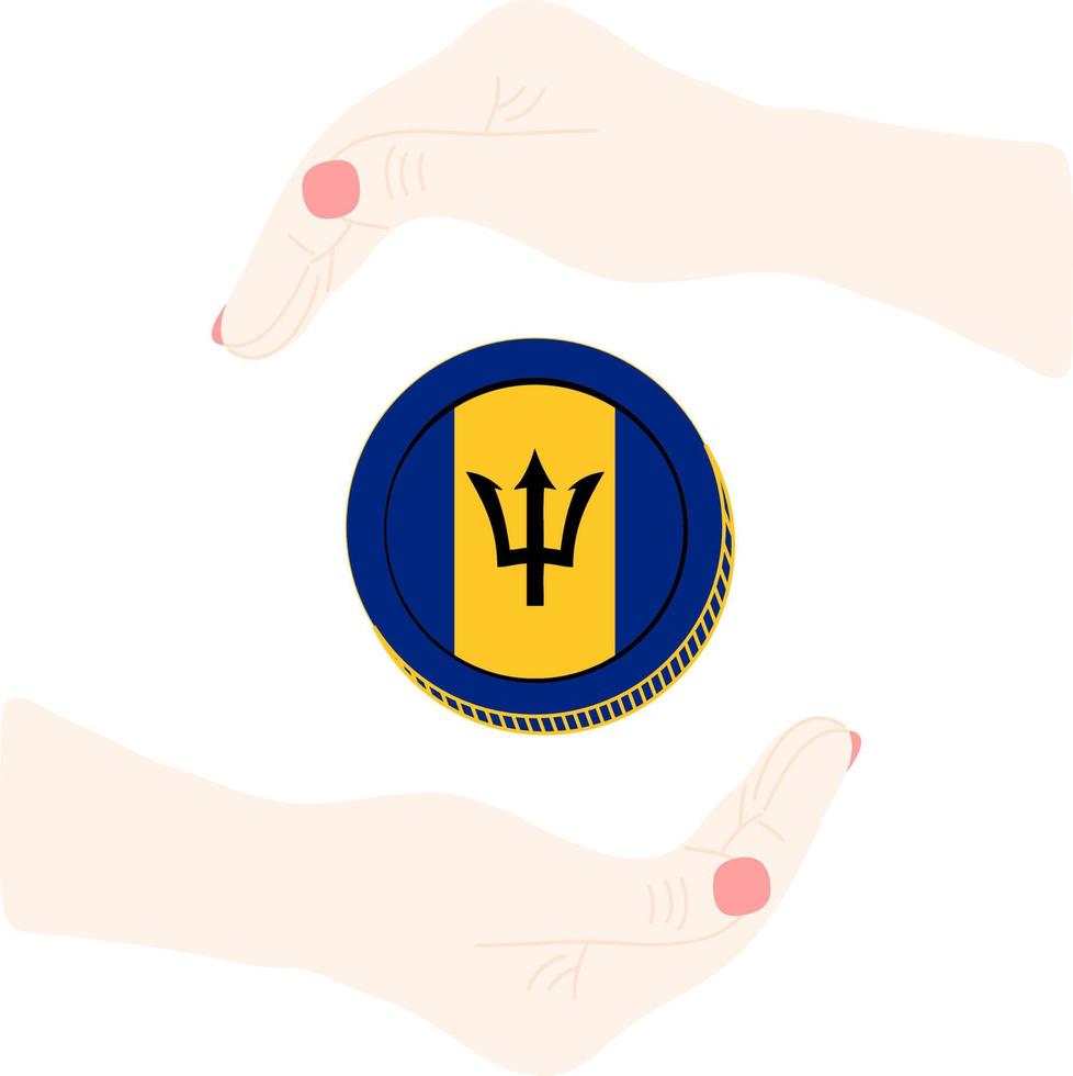 Flag Of Barbados vector