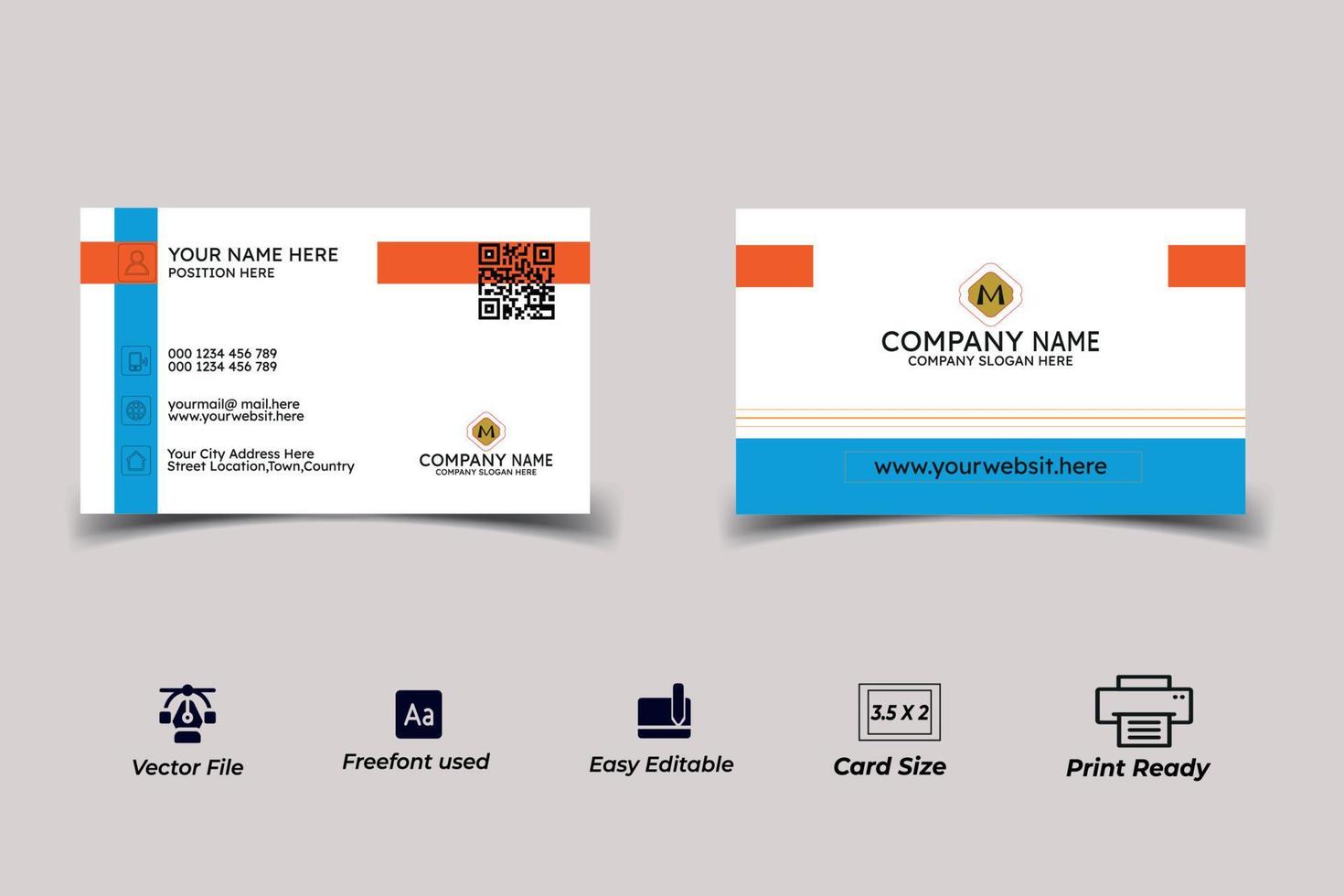 Business Card  template vector