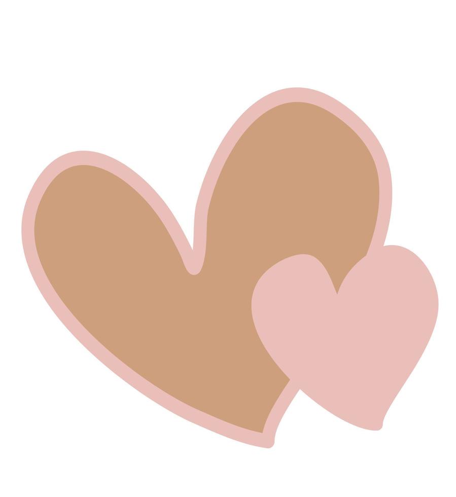 Heart clipart for love vector