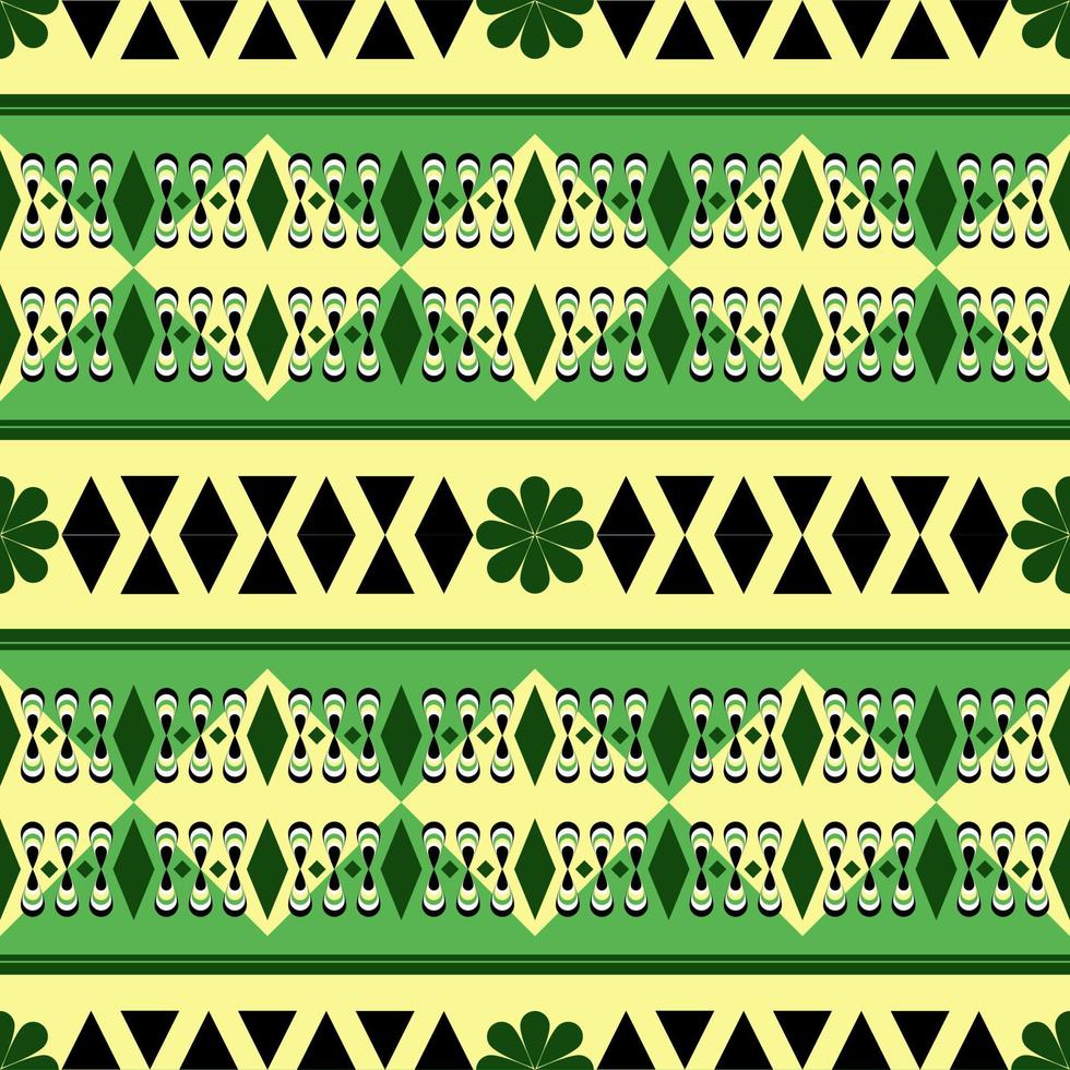 Abstract ethnic geometric pattern vector