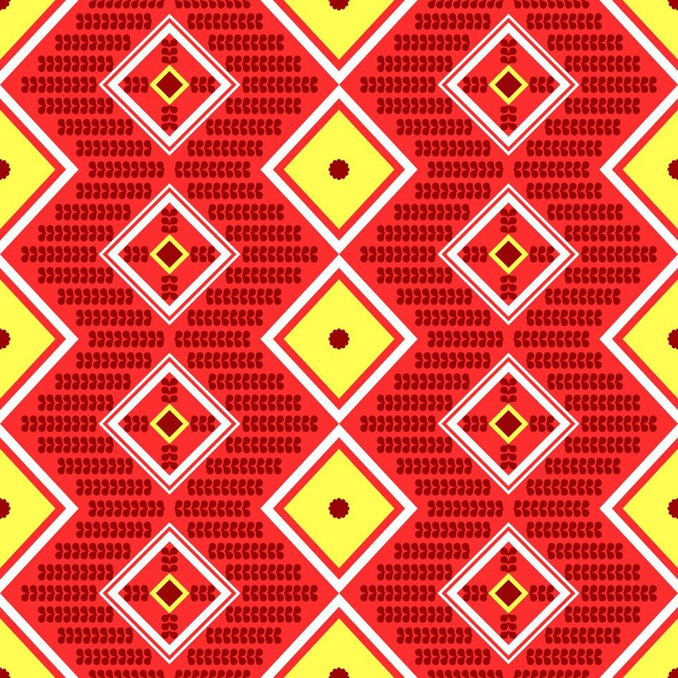 Abstract ethnic geometric pattern vector