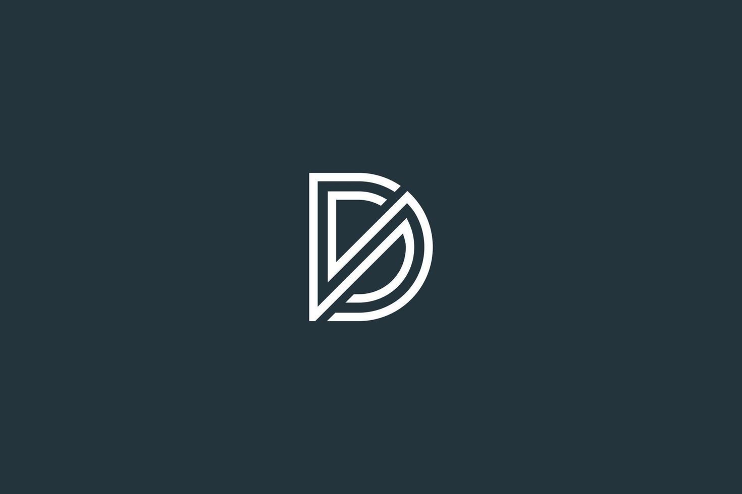 vector de diseño de logotipo letra sd o ds