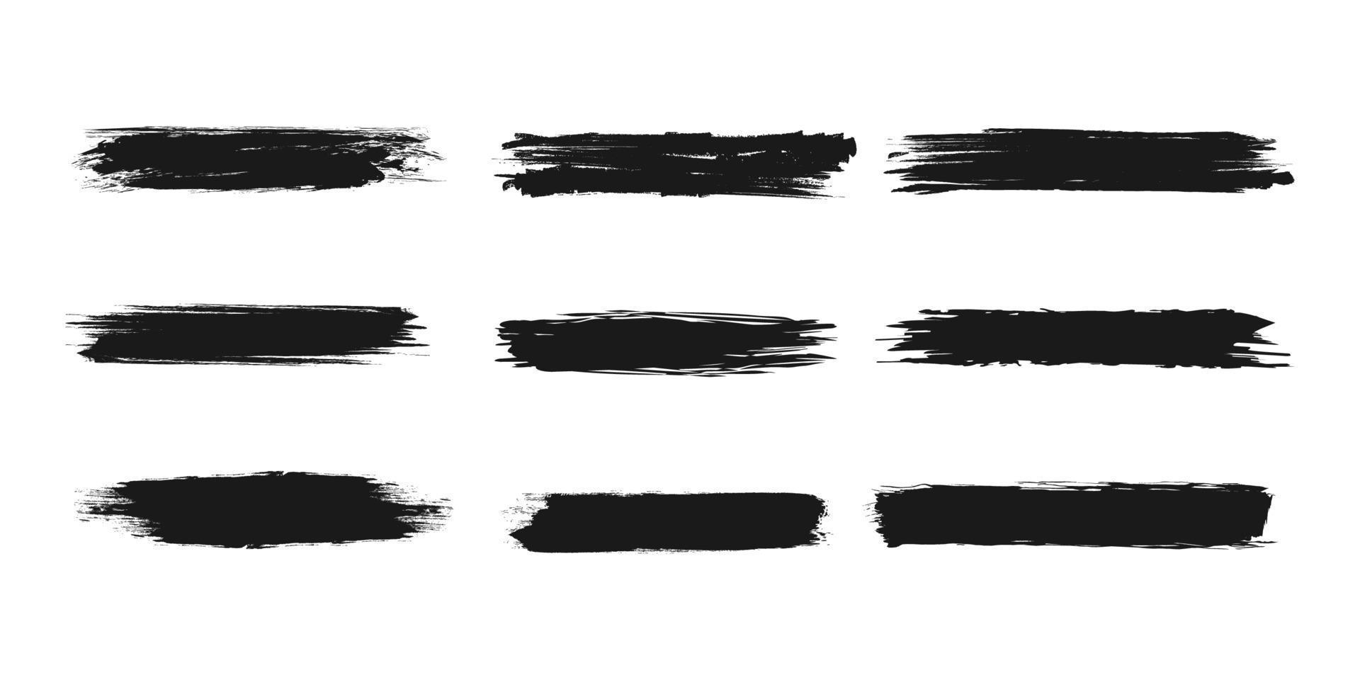 Paint Brush Strokes Set 7080280 Vector Art at Vecteezy