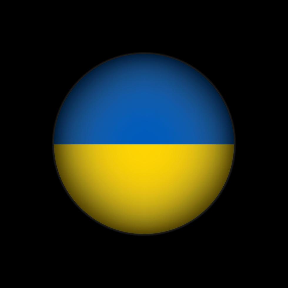 Country Ukraine. Ukraine flag. Vector illustration.