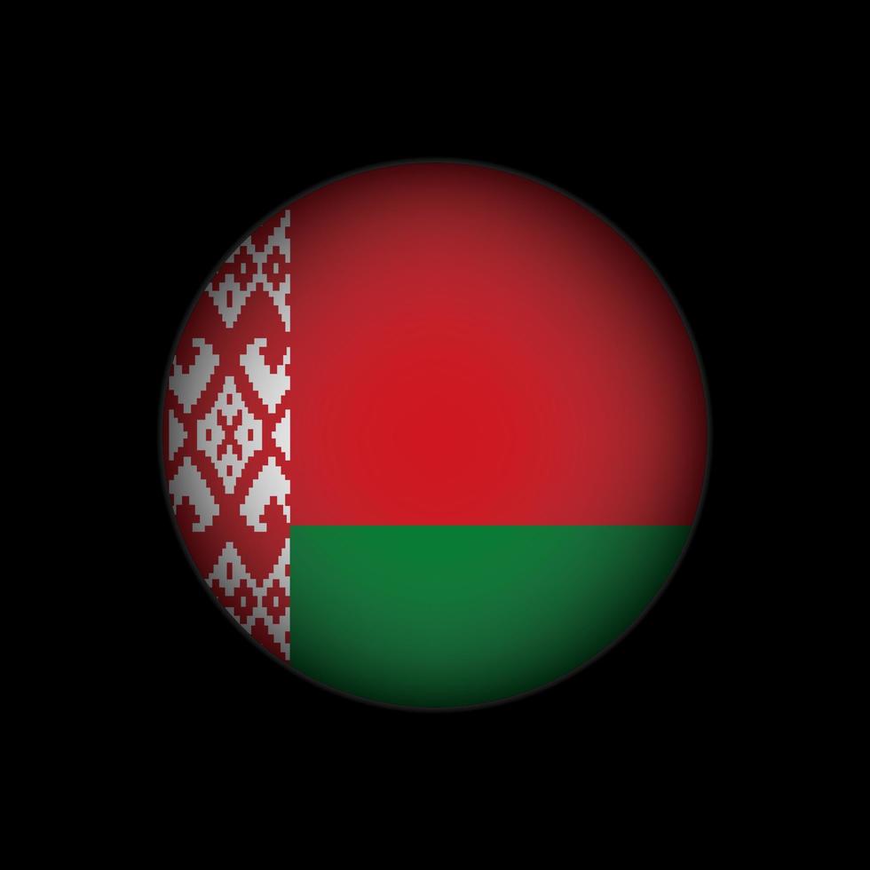 Country Belarus. Belarus flag. Vector illustration.