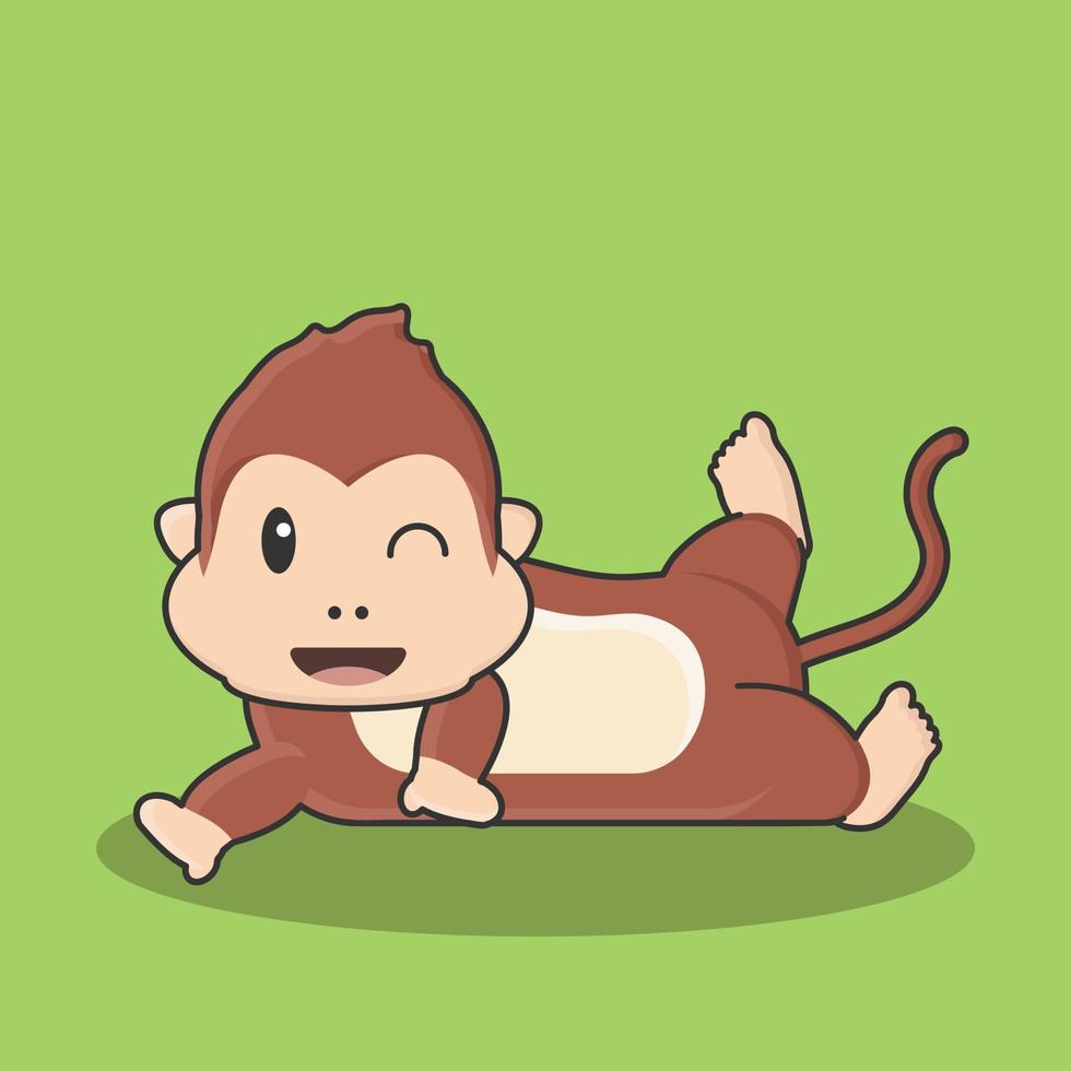 monkey orangutan gorilla baboon kong gorilla zodiac cartoon background vector chimpanzee ape icon