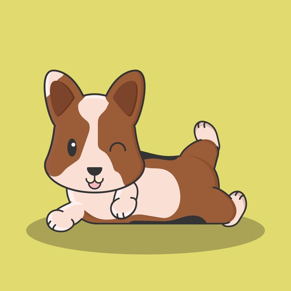 corgi perros dibujos animados perrito mascotas colección doguillo fornido maltés beagle rottweiler chihuahua buldog animales vector