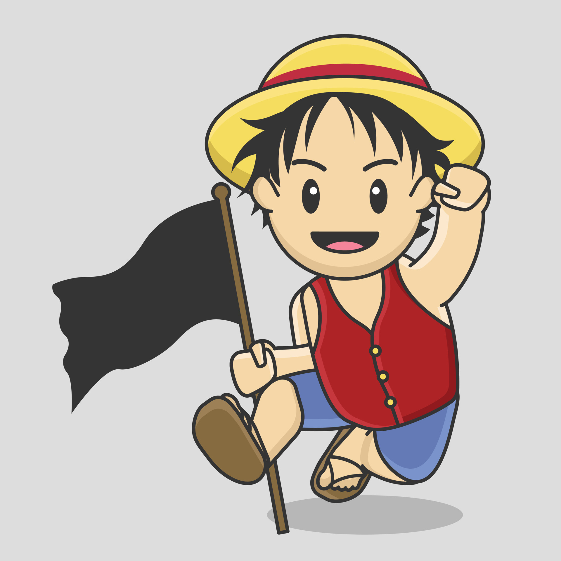 Chibi Art Drawing Piracy Kavaii pirate flag cartoon fictional Character  anime png  PNGWing