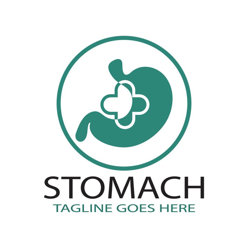 stomach care icon designs vector