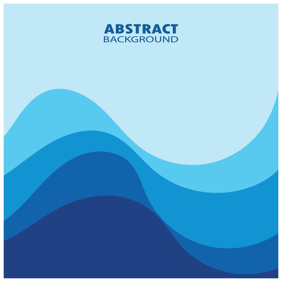 Fondo de diseño de onda de agua abstracta vector