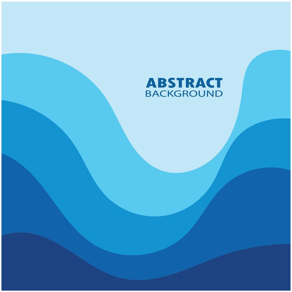 Fondo de diseño de onda de agua abstracta vector