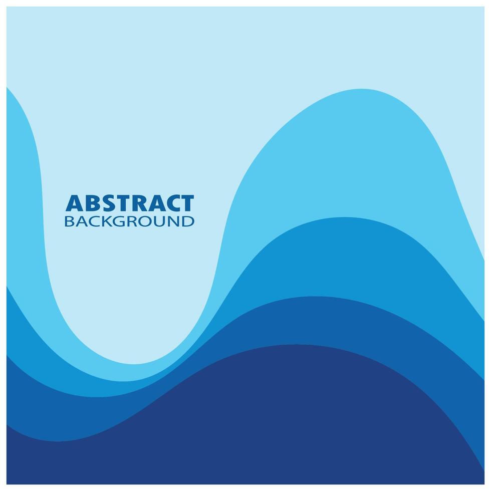 Fondo de diseño de onda de agua abstracta vector