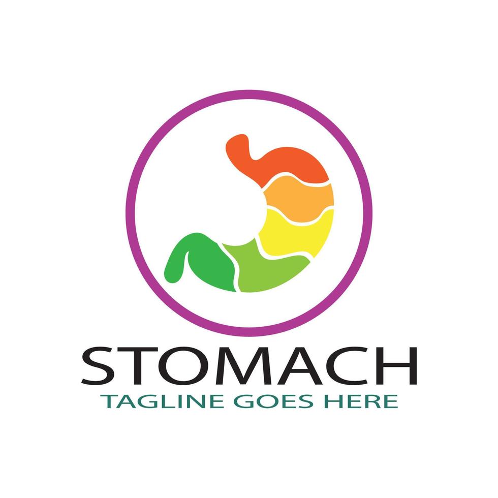 stomach care icon designs vector