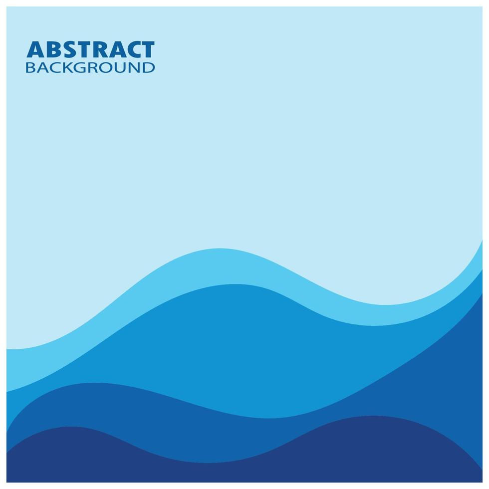 Fondo de diseño de onda de agua abstracta vector