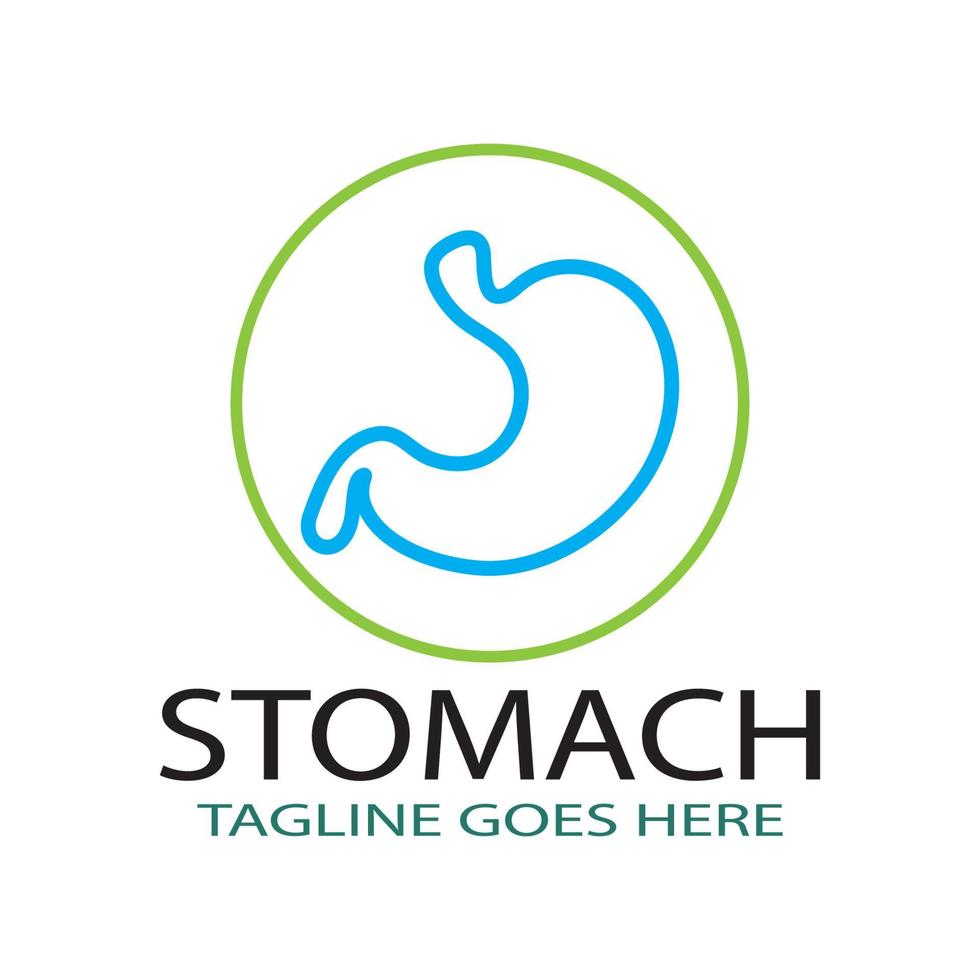 stomach care icon designs vector