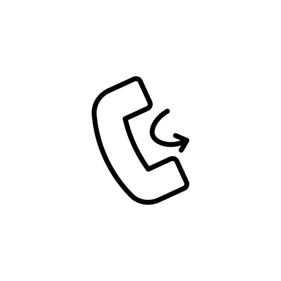 this is the rejected phone call icon vector