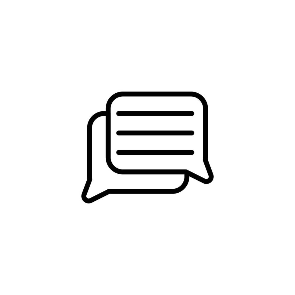 this is the icon for a chat vector