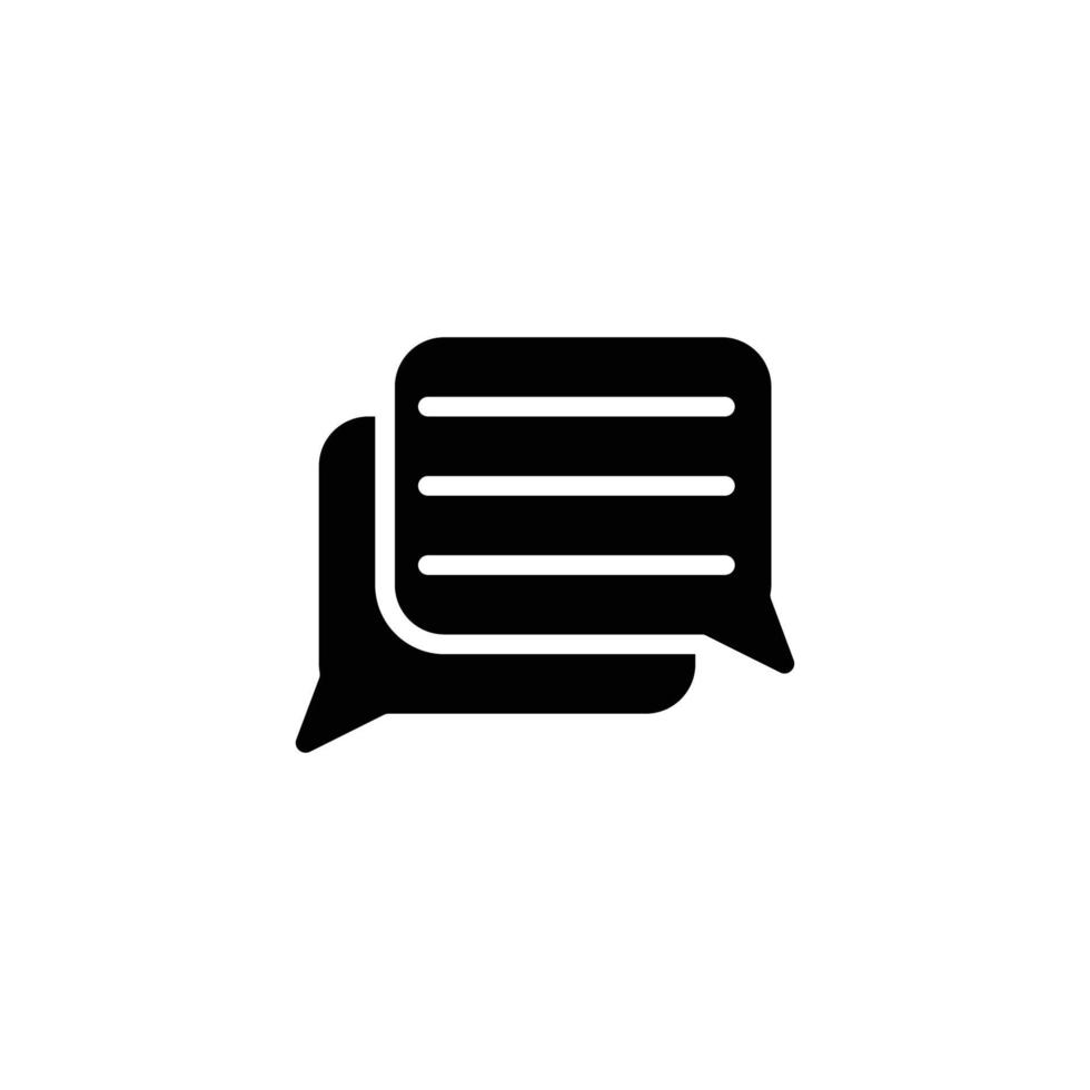 this is the icon for a chat vector