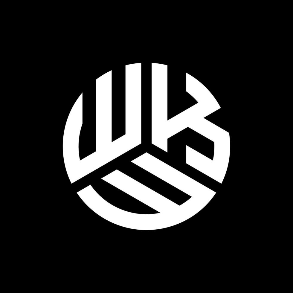WJZ letter logo design on black background. WJZ creative initials letter logo concept. WJZ letter design. vector