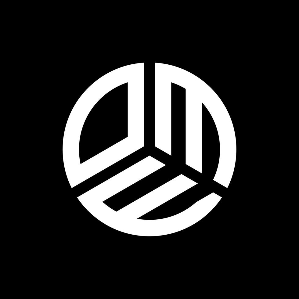 OME letter logo design on black background. OME creative initials letter logo concept. OME letter design. vector