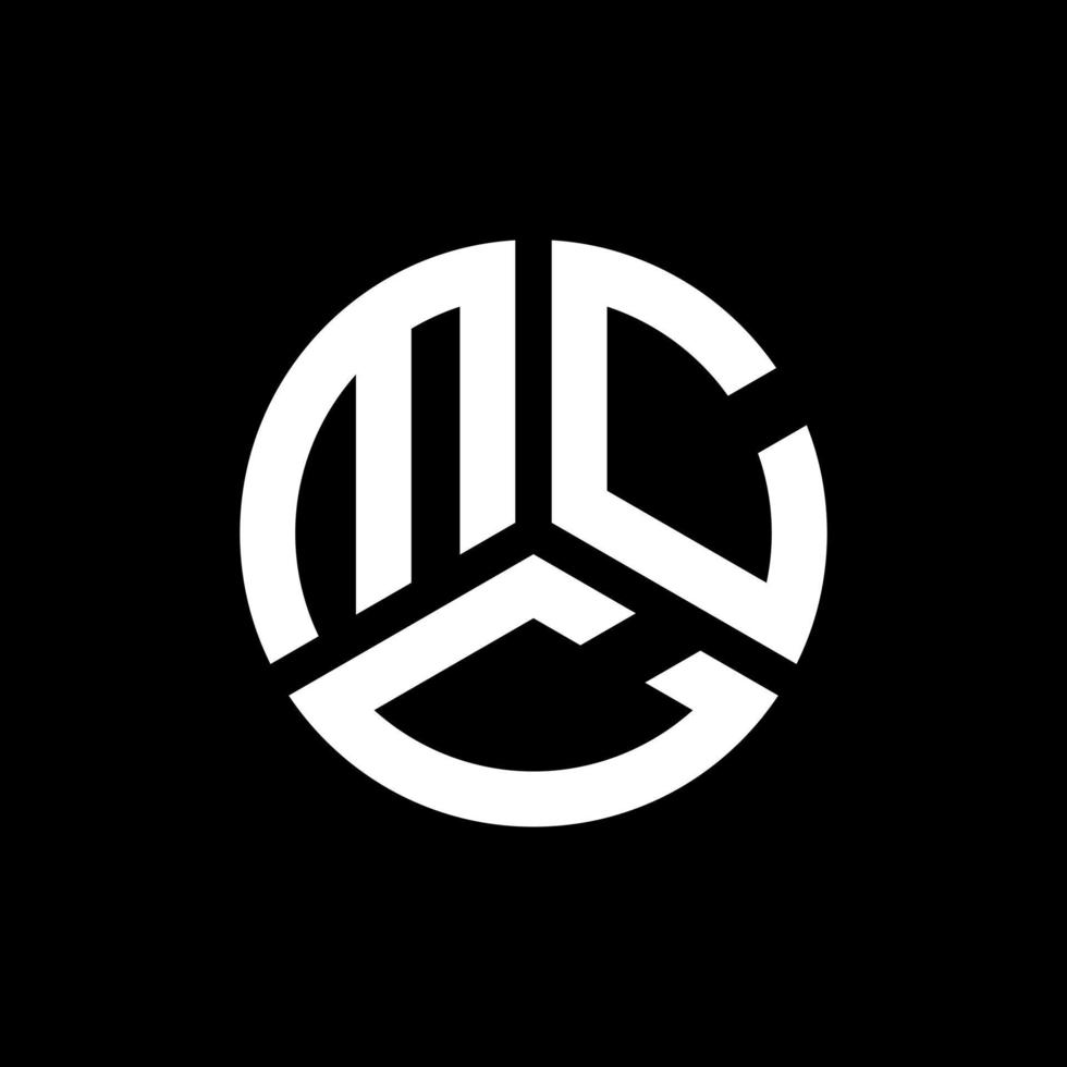 MCC letter logo design on black background. MCC creative initials letter logo concept. MCC letter design. vector