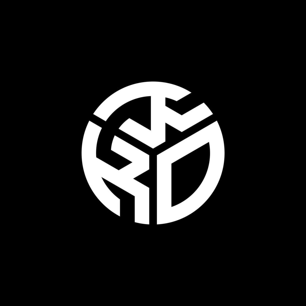 KKO letter logo design on black background. KKO creative initials letter logo concept. KKO letter design. vector