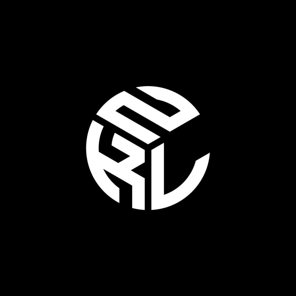 NKL letter logo design on black background. NKL creative initials letter logo concept. NKL letter design. vector