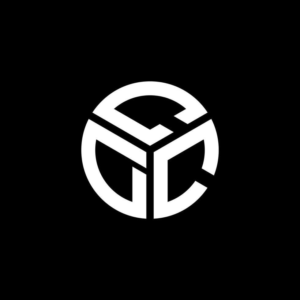 diseño del logotipo de la letra cdc sobre fondo negro. concepto de logotipo de letra de iniciales creativas de cdc. diseño de carta cdc. vector