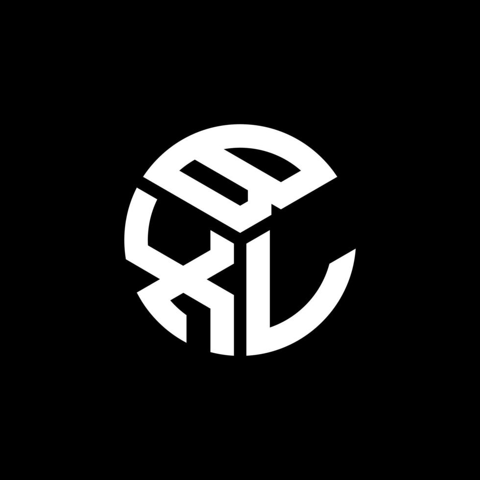 BXL creative initials letter logo concept. BXL letter design.BXL letter logo design on black background. BXL creative initials letter logo concept. BXL letter design. vector