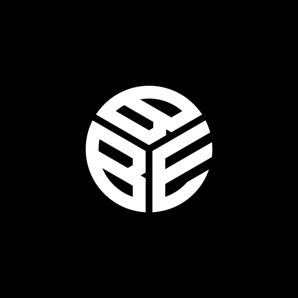 diseño del logotipo de la letra bb sobre fondo negro. concepto de logotipo de letra de iniciales creativas bb. diseño de letras bb. vector