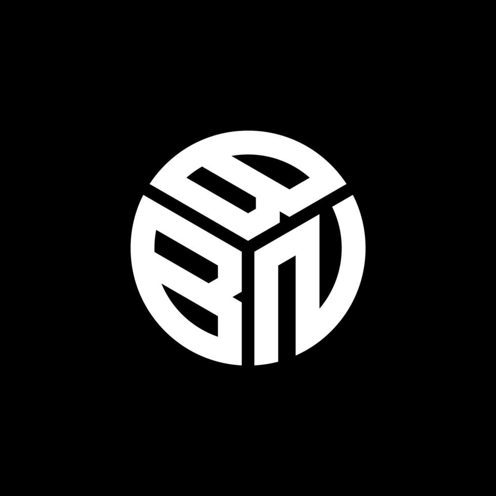 BBN letter logo design on black background. BBN creative initials letter logo concept. BBN letter design. vector