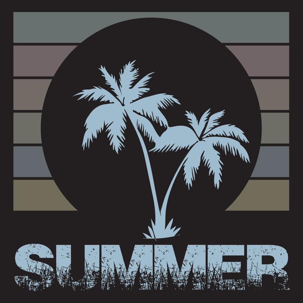 Summer Vector T-shirt Design File