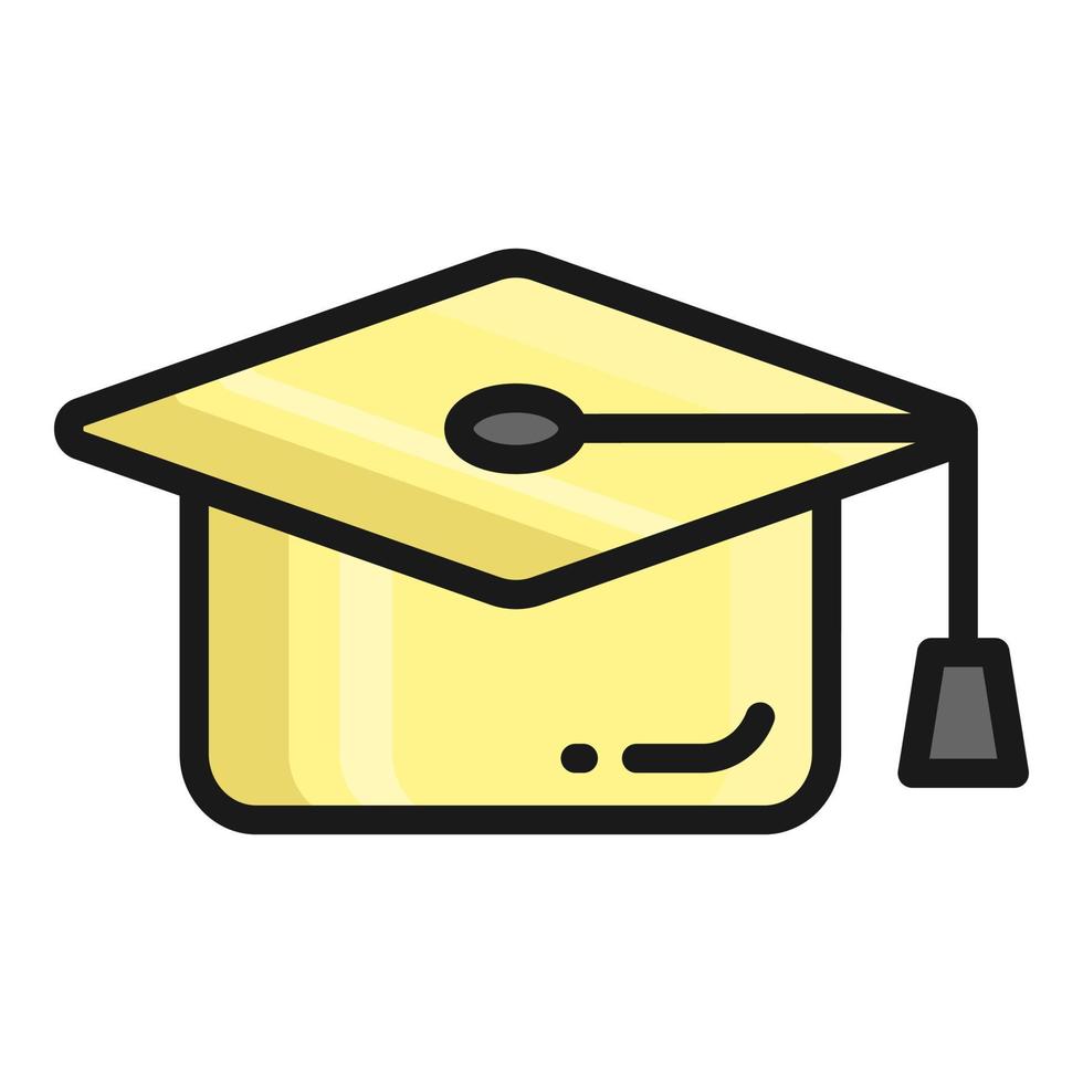 Graduation Hat Vector Icon School And Education Icon 7091530 Vector