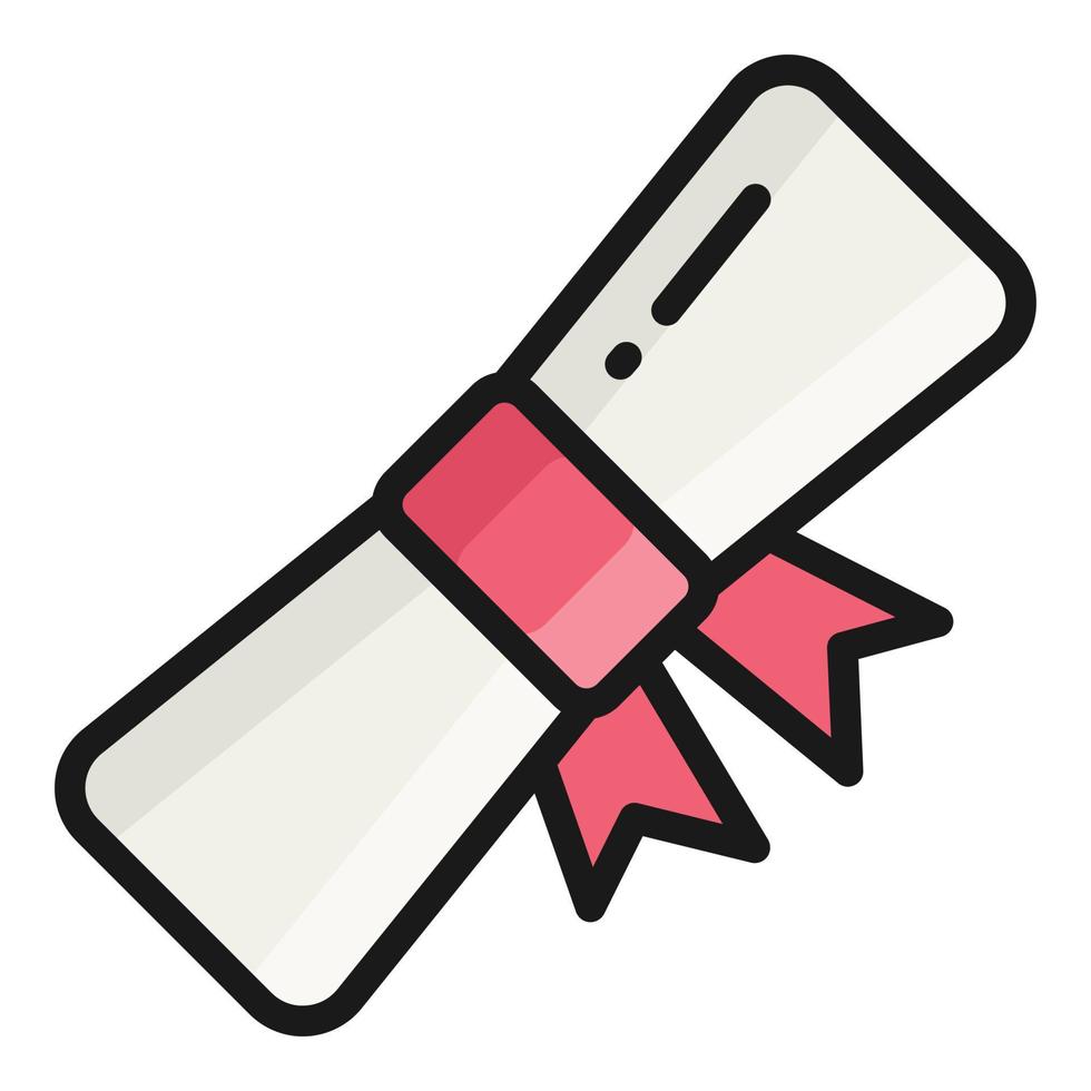 degree vector icon, school and education icon