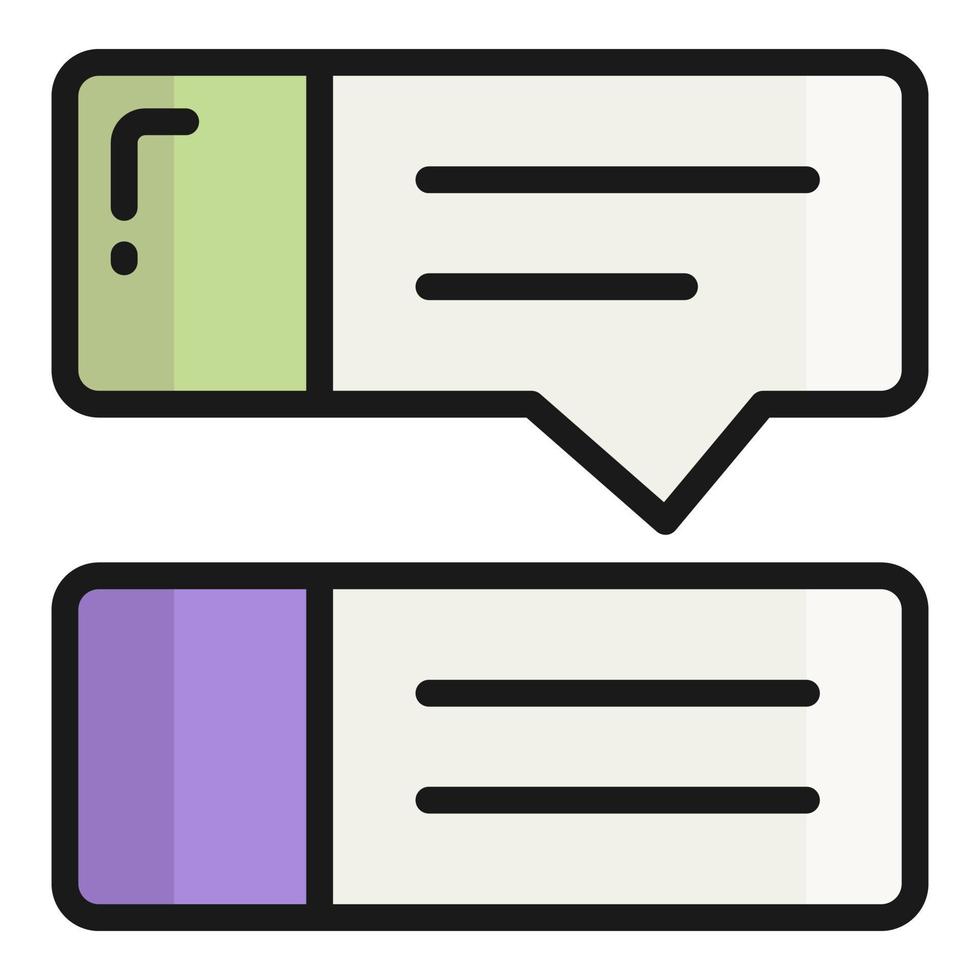 chatting vector icon, school and education icon