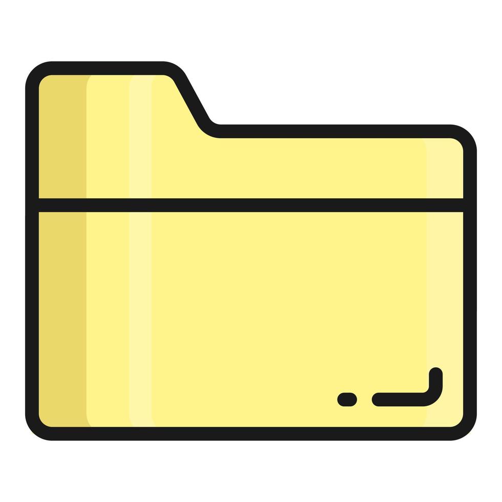 folder vector icon, school and education icon