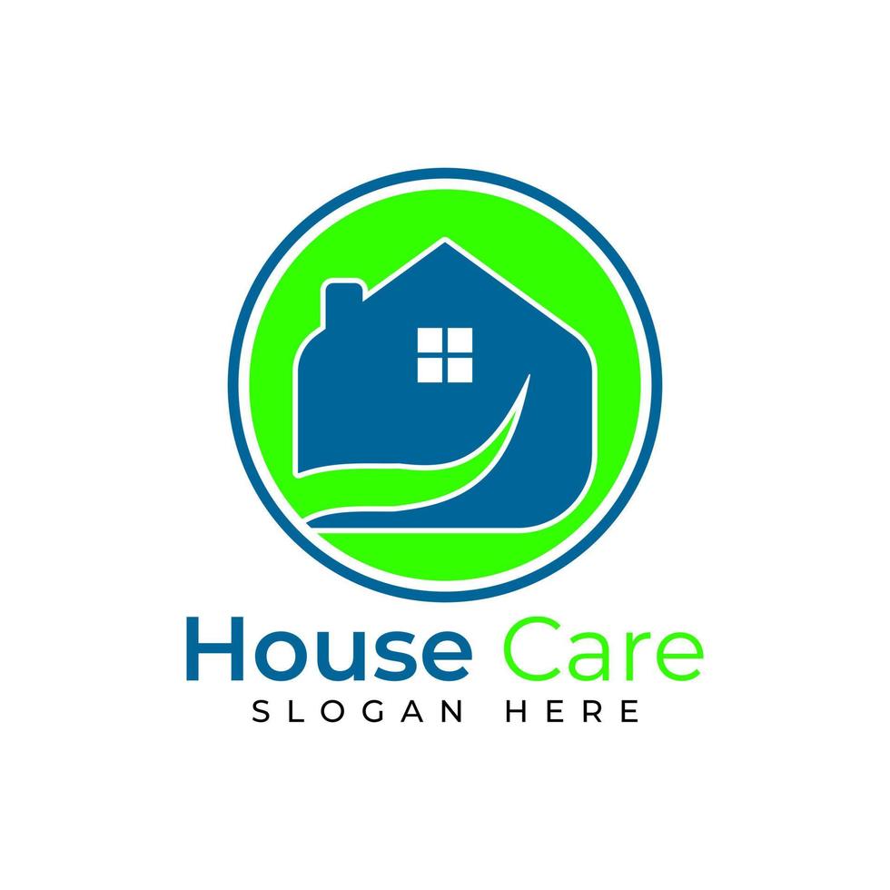 House care logo design vector