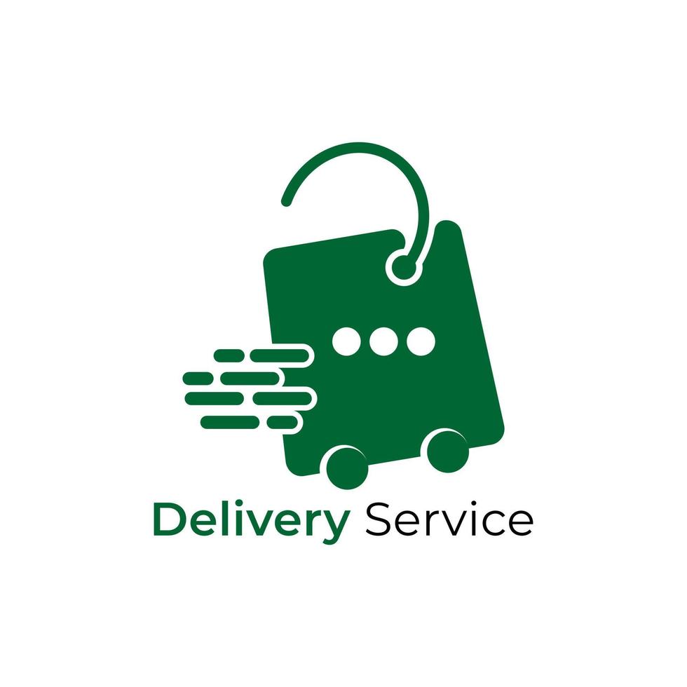 Dlivery service logo design vector