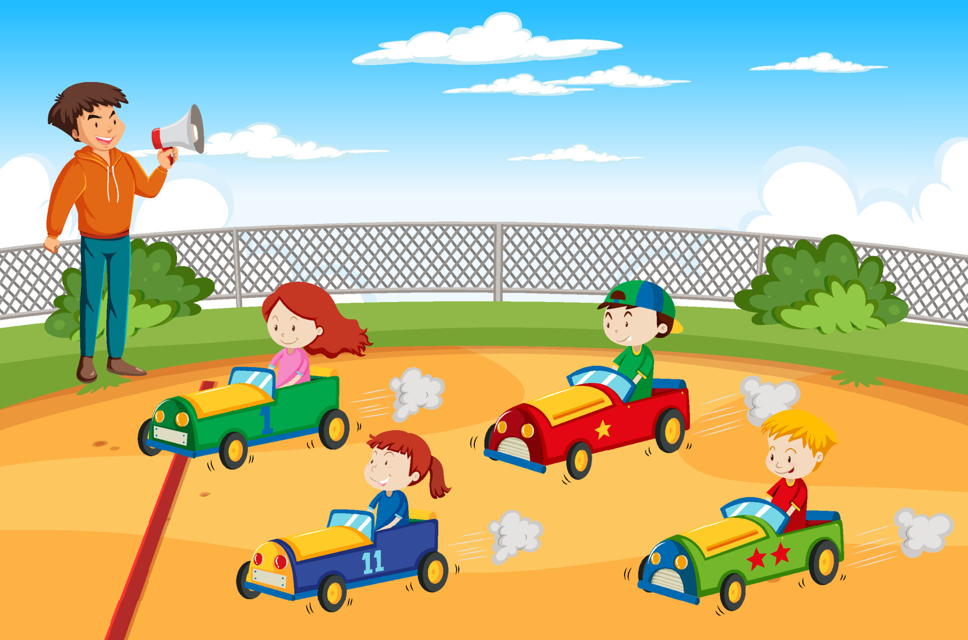 Kids in a school field trip 7092789 Vector Art at Vecteezy