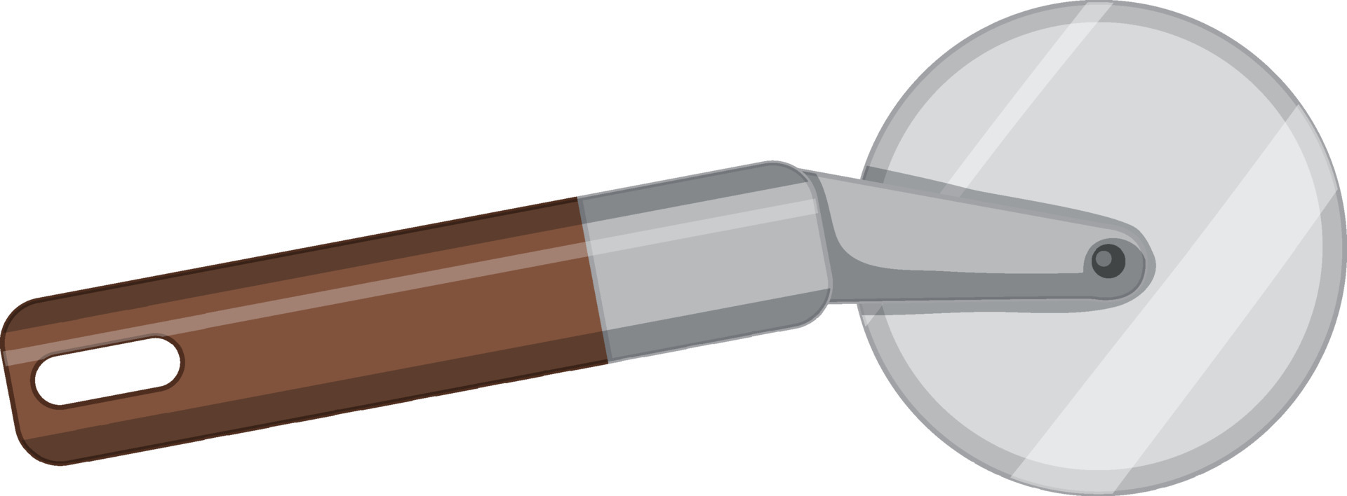 Isolated pizza cutter on white background 7095125 Vector Art at Vecteezy