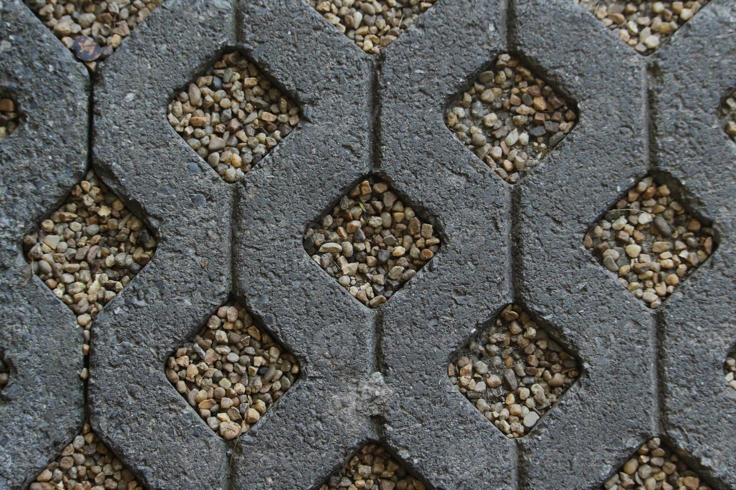 Brick floor textured for background photo