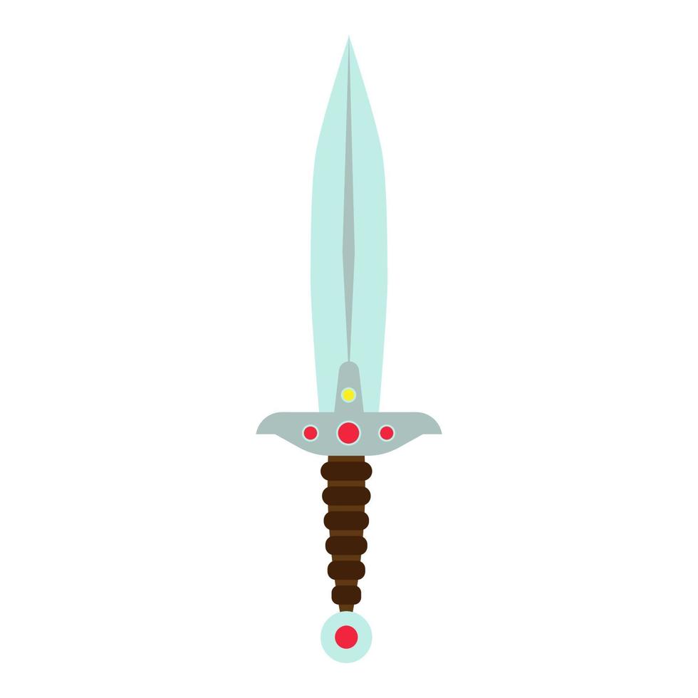 cuchillo vector espada antigua ilustración arma daga medieval aislado. hoja de diseño antiguo