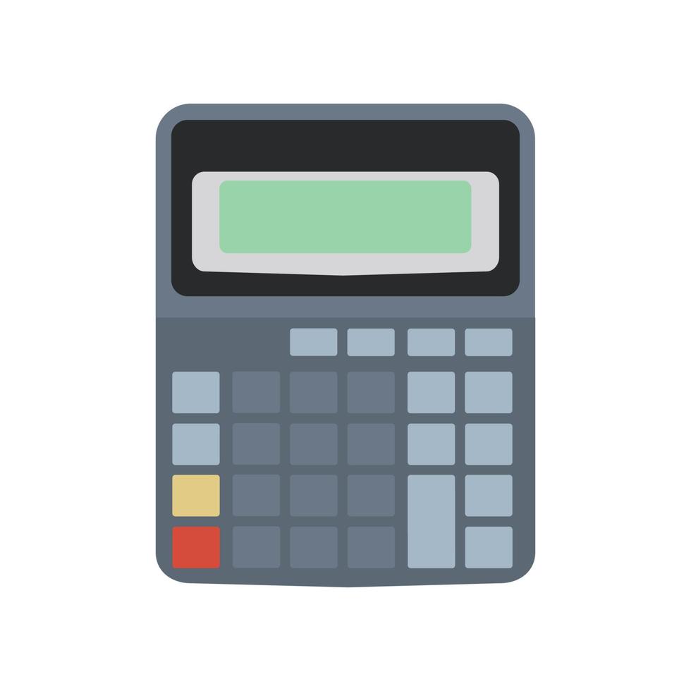 diseño aislado del vector del icono de la calculadora. negocio botón ilustración signo matemáticas