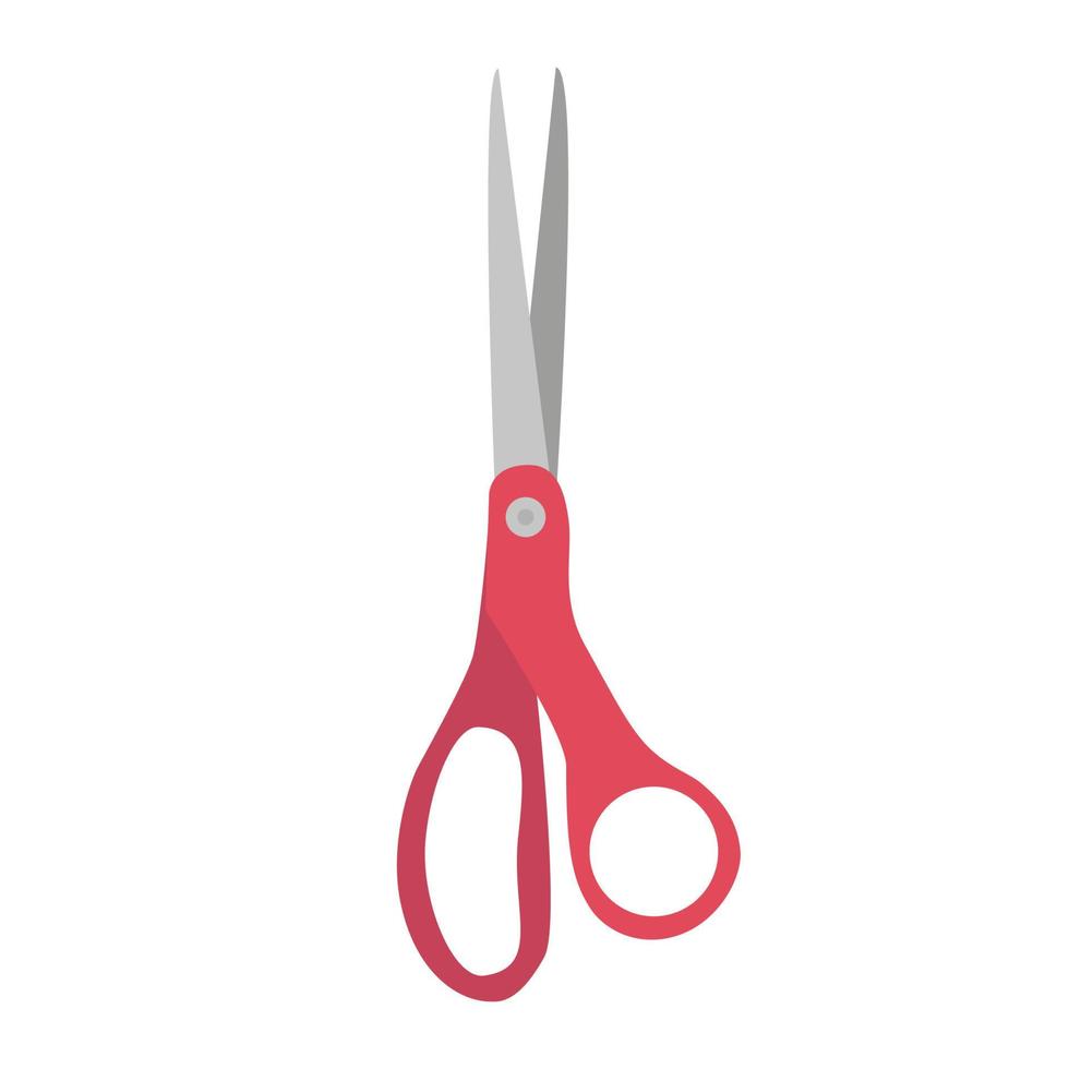 Sewing scissors vector icon vintage illustration tool thread design tailor needle fashion isolated