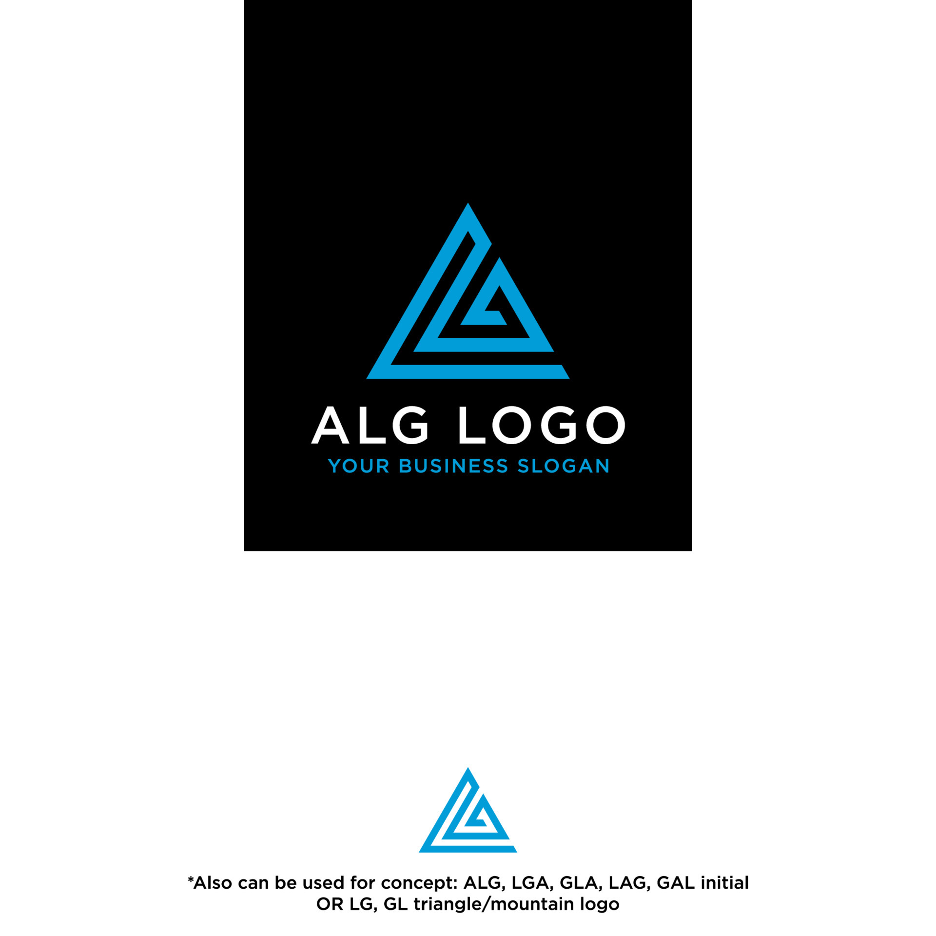 ALG OR AGL INITIAL LOGO DESIGN VECTOR 7096009 Vector Art at Vecteezy